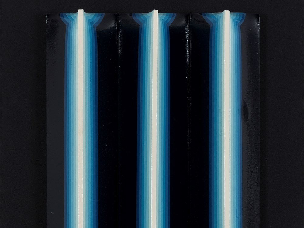 Axel Dick (1935-2006), Spannobjekt, Assemblage with Acrylic, 19 Acrylic on canvas, mounted on a - Image 3 of 8