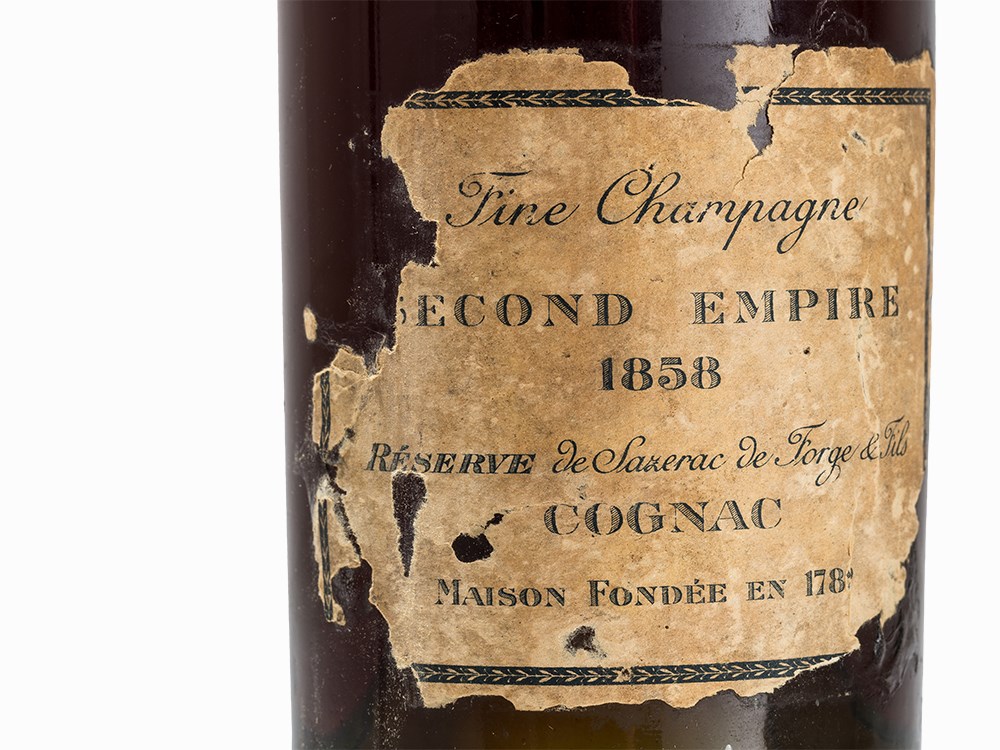 1858 Cognac Second Empire Réserve de Sazerac de Forge & Fils One bottle of Fine Champagne Cognac - Image 2 of 5