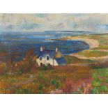 Theo Meier (1908-1982), House by the Sea, Oil Painting, 1934Oil on canvasGermany, 1934Theo Meier (