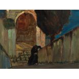 Ettore Burzi (1872-1937), Morcote Santa Maria del Sasso, Oil Oil on canvasItaly, about 1900Ettore