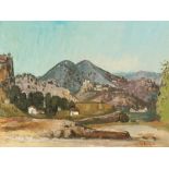 Jean Paul Schmitz (1899-1970), Rocca San Stefano, Oil, c. 1934Oil on canvasGermany, around