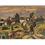 Michel Adlen (1898-1980), La Route, Oil, pres. 1959Oil on canvasFrance, presumably 1959Michel