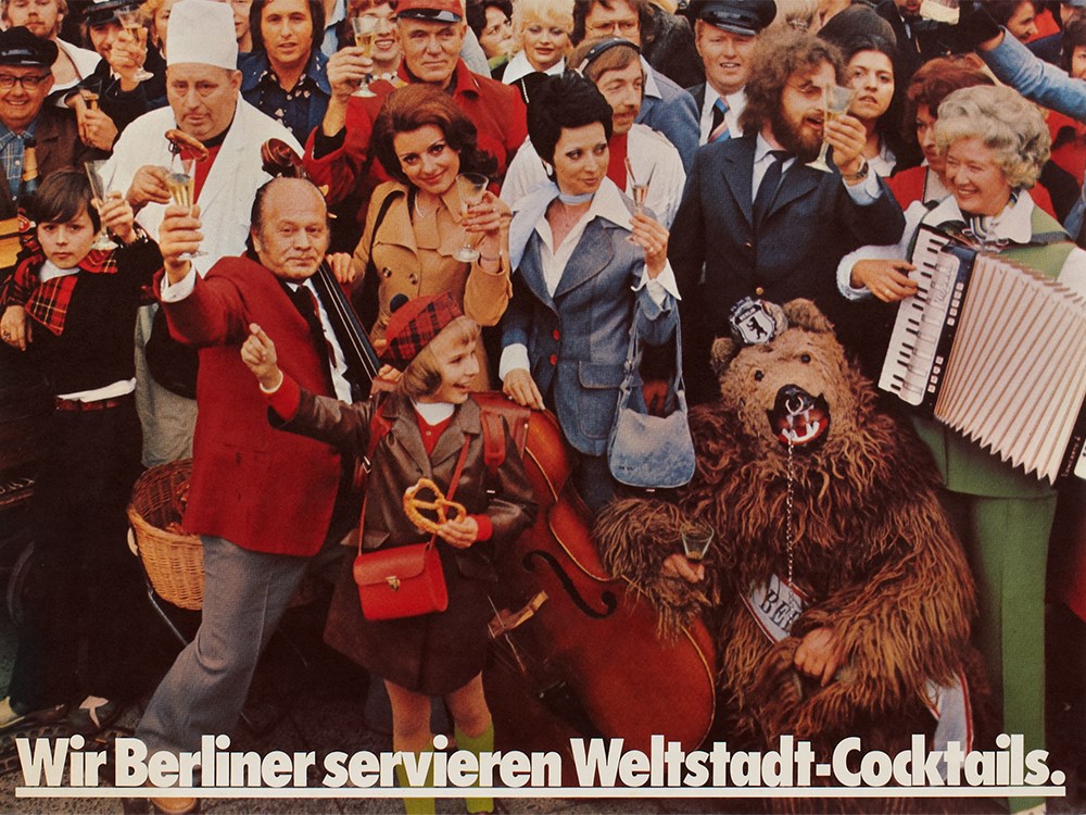 West-Berlin “World city cocktails“ advertising poster, 1970s Germany, around 1970Offset print on - Image 5 of 7