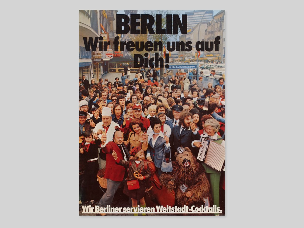 West-Berlin “World city cocktails“ advertising poster, 1970s Germany, around 1970Offset print on - Image 2 of 7
