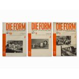 ‘Die Form: Monatsschrift für gestaltende Arbeit‘ Berlin 1929-32 Die Form: Monatsschrift für