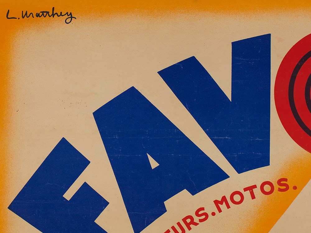 Rare advertising poster for "Favor" by L. Matthey, circa 1930 France, circa 1930Lithography - Image 5 of 8
