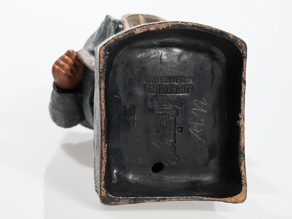 Figural tobacco jar with Uncle Braesig, Abicht & Co., c. 1910 Germany, around 1910Abicht & Co. - Image 9 of 12