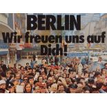 West-Berlin “World city cocktails“ advertising poster, 1970s Germany, around 1970Offset print on