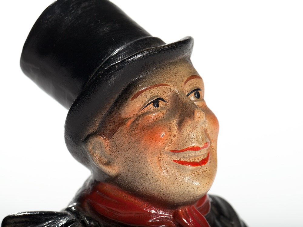 Figural “chimney sweep” money box, Germany, um 1930 Ceramics, paintedGermany, around 1930Nostalgic - Image 2 of 6