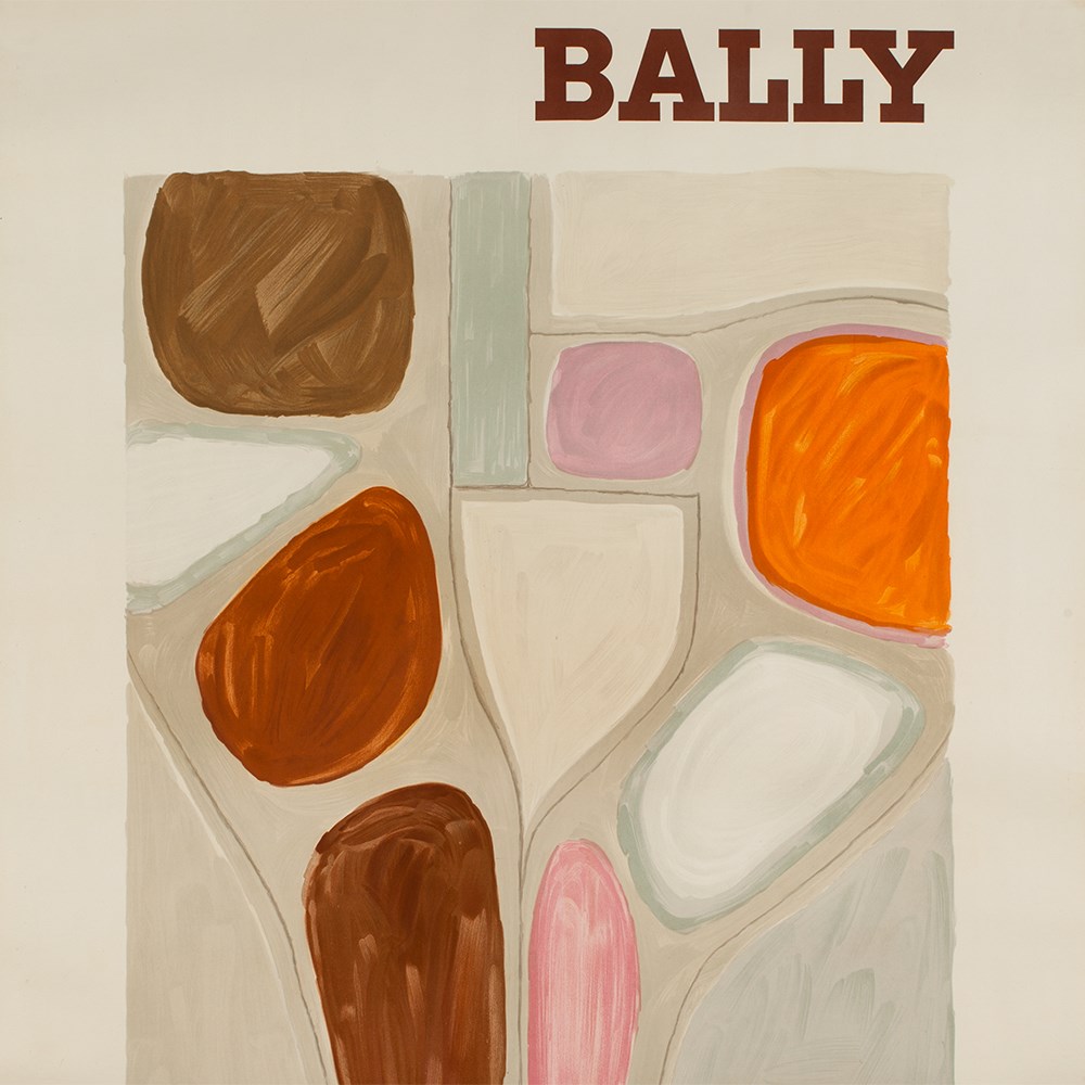 Abstract Advertising Poster for Bally by Villemot, France, 1968 Colour lithographFrance, 1968Bernard - Image 7 of 7