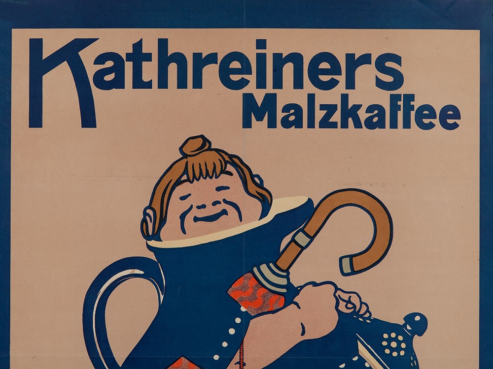 Poster „Kathreiners Malt Coffee“, Germany, 1900-10 Colour lithographyGermany, 1900-10Nice original - Image 2 of 8