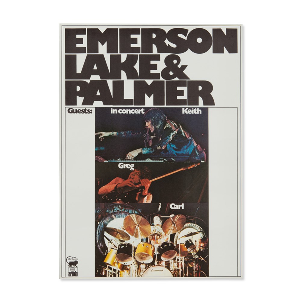 ‘Emerson, Lake & Palmers‘ Concert Poster, 1971 Offset print on paper Germany, 1971 Published by - Image 7 of 7