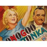 A rare movie poster “Donogoo Tonka” by Alfred Herrmann, 1936 Germany, 1936Colour lithography on
