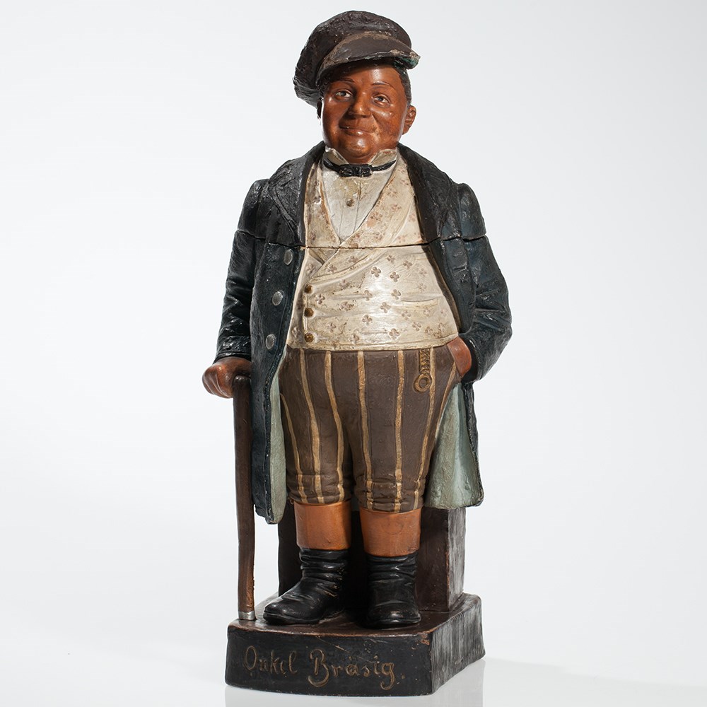 Figural tobacco jar with Uncle Braesig, Abicht & Co., c. 1910 Germany, around 1910Abicht & Co. - Image 12 of 12