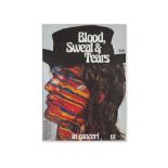 ‘Blood, Sweat & Tears‘ Concert Poster, Guenther Kieser, 1974Offset print in color on paper