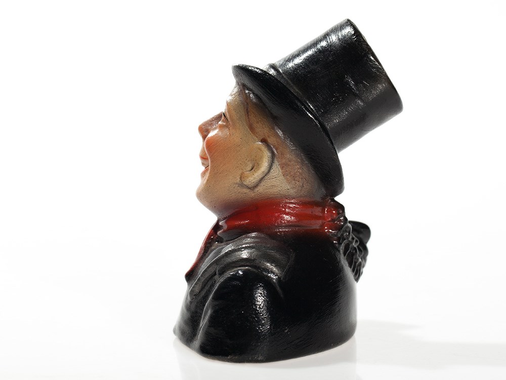 Figural “chimney sweep” money box, Germany, um 1930 Ceramics, paintedGermany, around 1930Nostalgic - Image 4 of 6