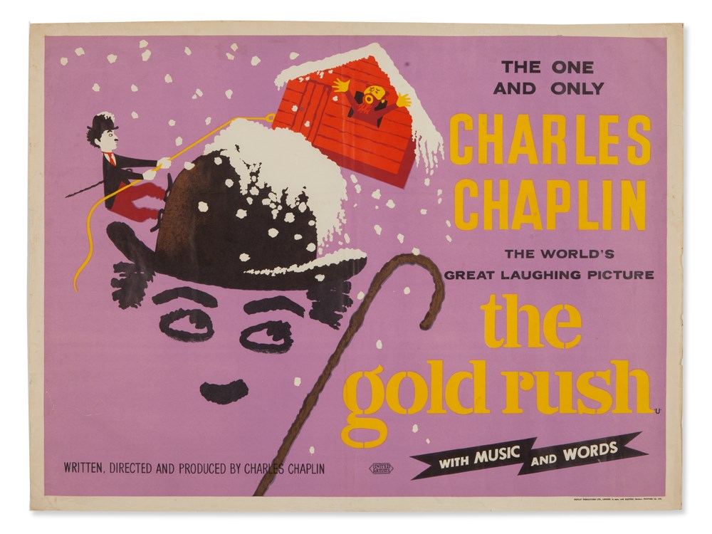 Movie Poster “Charlie Chaplin – The Gold Rush“, London, 1960sColour lithography on paperGreat - Image 2 of 7