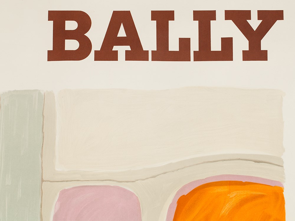 Abstract Advertising Poster for Bally by Villemot, France, 1968 Colour lithographFrance, 1968Bernard - Image 5 of 7
