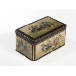 Black Americana Tin Box for Little Folk Pudding, Holland, 1920s Lithographed tinHolland, around