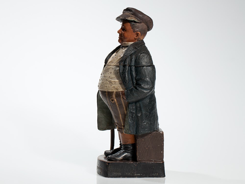 Figural tobacco jar with Uncle Braesig, Abicht & Co., c. 1910 Germany, around 1910Abicht & Co. - Image 3 of 12