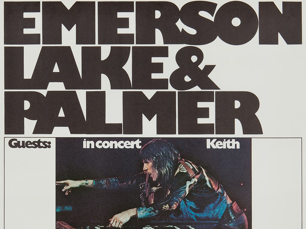 ‘Emerson, Lake & Palmers‘ Concert Poster, 1971 Offset print on paper Germany, 1971 Published by - Image 2 of 7