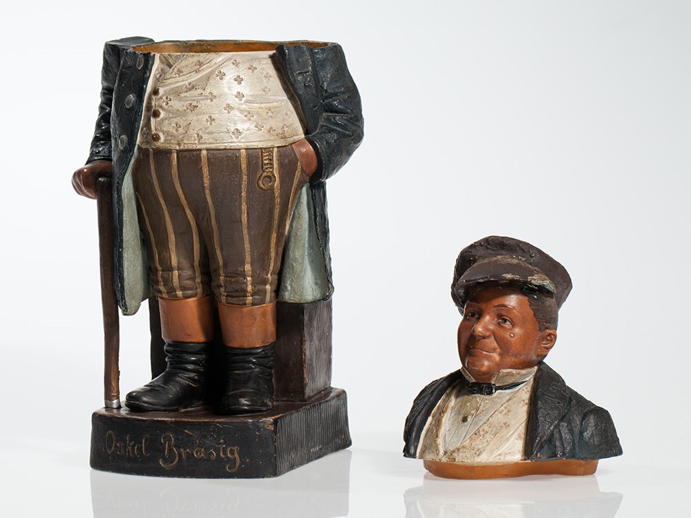 Figural tobacco jar with Uncle Braesig, Abicht & Co., c. 1910 Germany, around 1910Abicht & Co. - Image 7 of 12