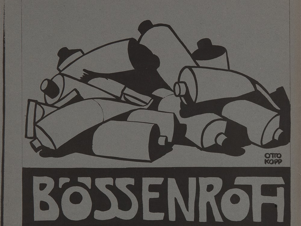 Otto Kopp, Poster „Bössenroth Paint“, Germany, 1906-10Lithography on cardboardGermany / Munich, - Image 2 of 6