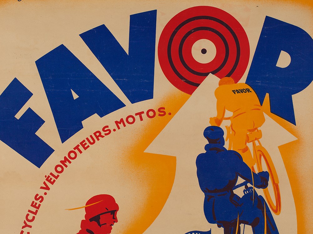 Rare advertising poster for "Favor" by L. Matthey, circa 1930 France, circa 1930Lithography - Image 7 of 8