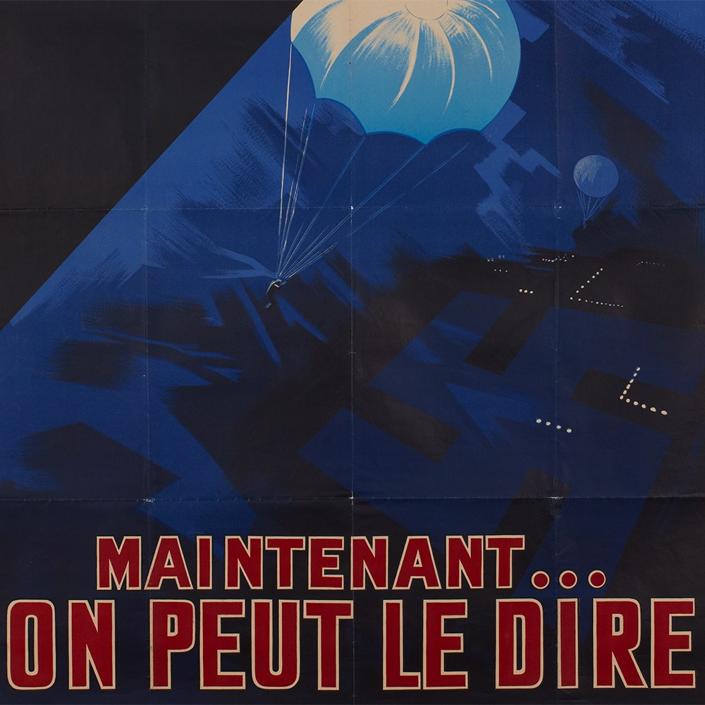 Rare Film Poster, “Maintenant on peut le dire“, France, 1947 France, 1947Colour lithograph on - Image 9 of 9