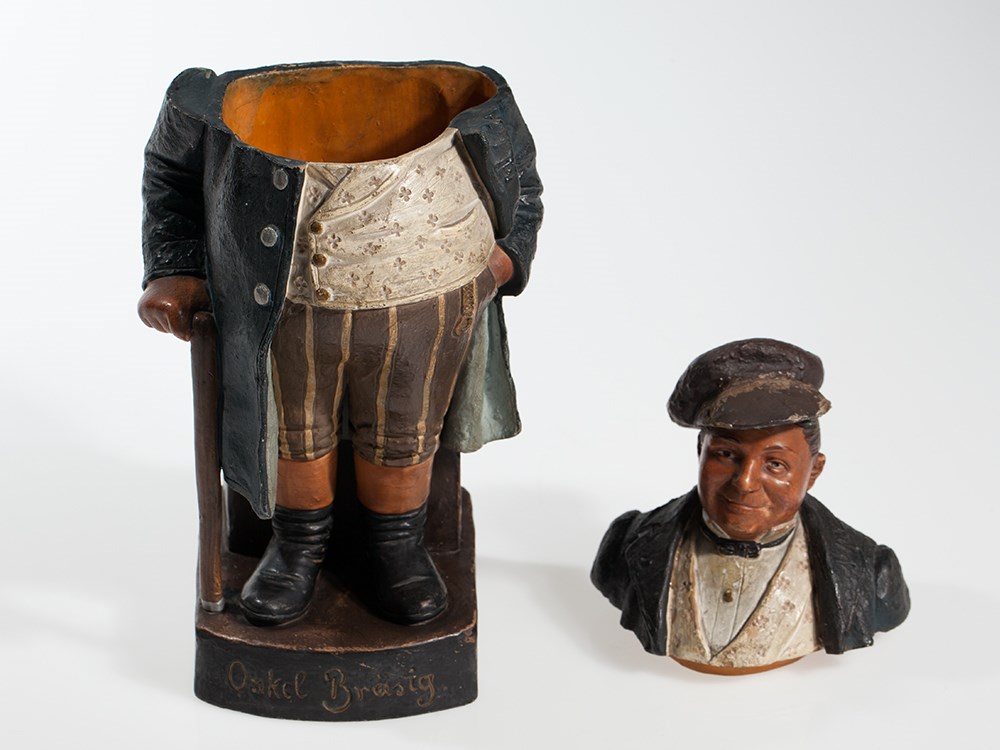 Figural tobacco jar with Uncle Braesig, Abicht & Co., c. 1910 Germany, around 1910Abicht & Co. - Image 6 of 12