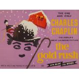 Movie Poster “Charlie Chaplin – The Gold Rush“, London, 1960sColour lithography on paperGreat