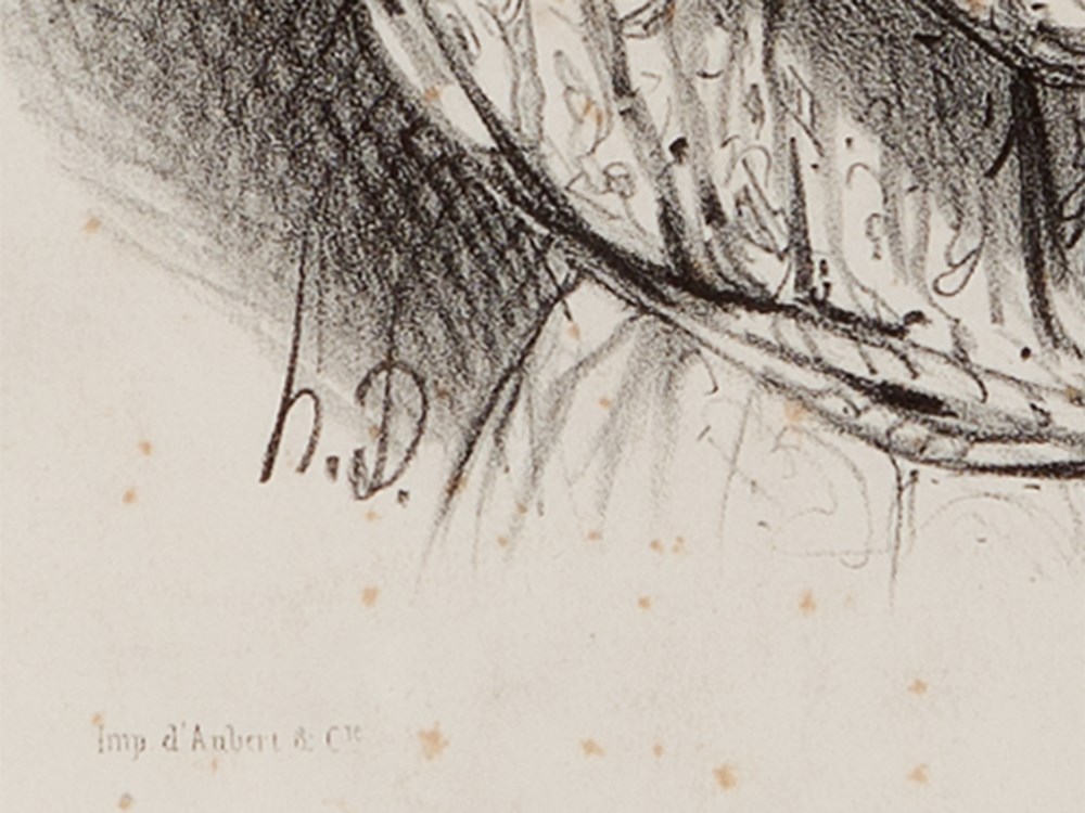 Honoré Daumier, Monomanes – Le Betophile, Lithograph, 1840 Lithograph on paperFrance, 1840Honoré - Image 3 of 7