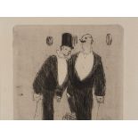 Jean-Louis Forain, Etching „Les Deux Gommeux“, 1876 EtchingFrance, 1876Jean-Louis Forain (1852-