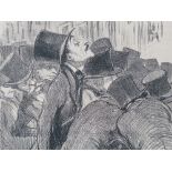 Lithograph “Devant les tableaux de Meissonnier”, Daumier, 1852 LithographFrance, 1852Honoré