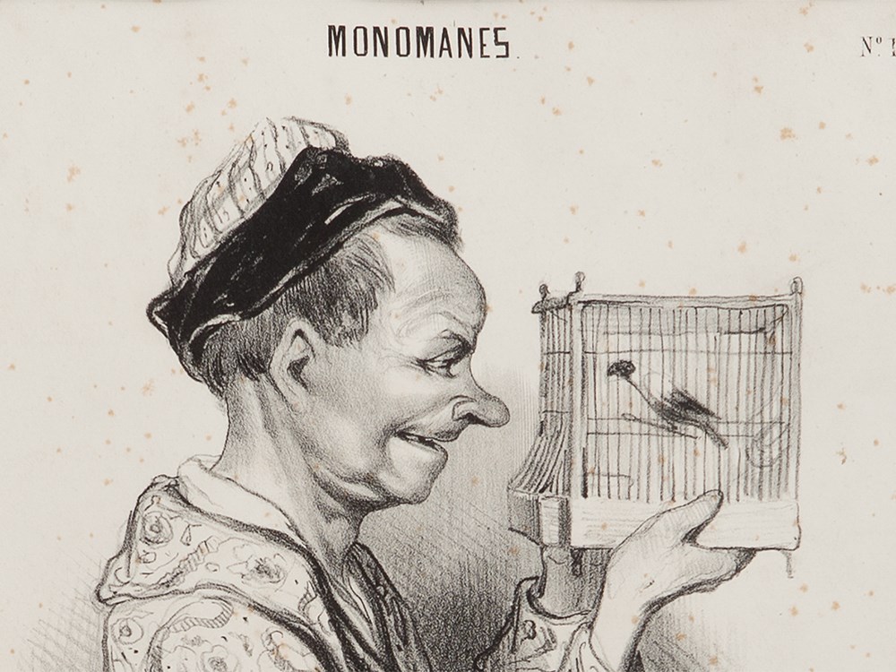 Honoré Daumier, Monomanes – Le Betophile, Lithograph, 1840 Lithograph on paperFrance, 1840Honoré - Image 2 of 7