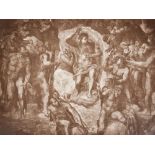 Adolphe Braun, Carbon Print, The Last Judgement, 1868/69 Vintage carbon print, mounted on printed