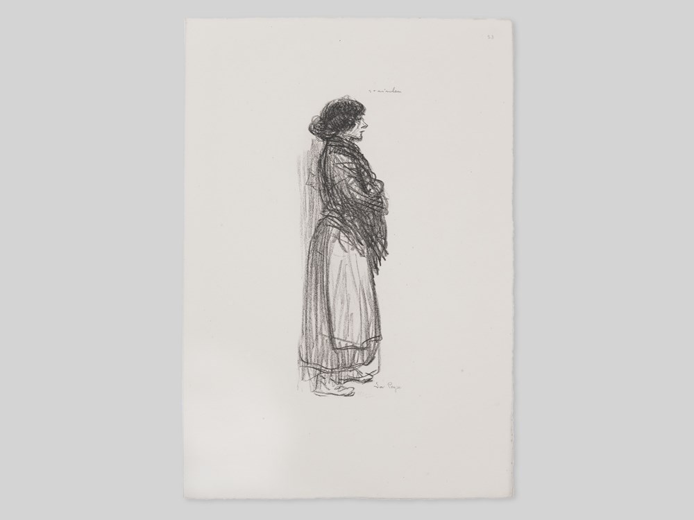 Lithograph “La Payse”, T. A. Steinlen, late 19th CenturyLithograph on paperFrance, late 19th - Image 2 of 5