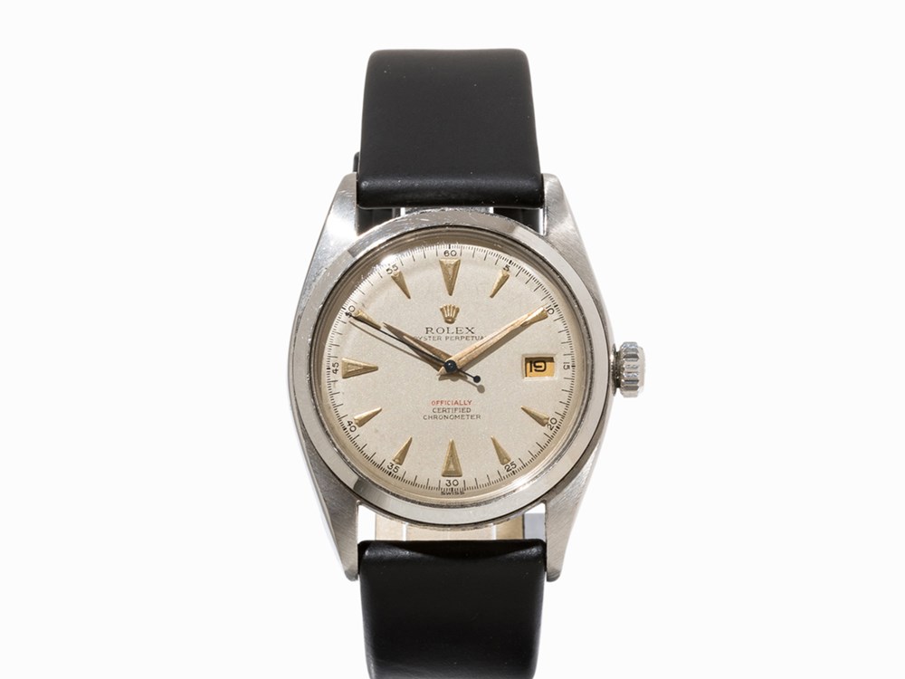 Rolex Oyster Perpetual, Ref. 6104, Switzerland, c. 1953 Rolex Oyster  Perpetual wristwatch, ref. 6