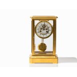 Samuel Marti, Pendule Gage with Brocot-Escapement, c. 1900 Bronze, gold-plated, glass, brass,