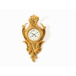 Neorococo Cartel Clock, Marti, France, c. 1875Bronze, gold-plated, brass, metalFrance, c.