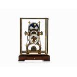 A Moonphase Sea Clock after John Harrison, England, 20th C Brass, gilt, metal, glass, woodEngland,