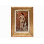 Hermann Effenberger, Oil Painting, Nude from Behind, 1880/85 Oil on woodRome, Italy, c. 1880/