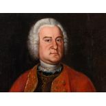 J. C. Bechthold, Portrait of a Gentleman, Oil Painting, 1743 Oil on canvasGermany, 1743Verso and