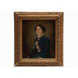 Oil Painting, Portrait of Fanny Hilpert, Germany, 1852 Oil on canvasGermany, 1852Originally