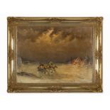 Alexandroff, Painting, Winterscape with Russian Troika, c. 1900 Oil on canvasRussia, presumably