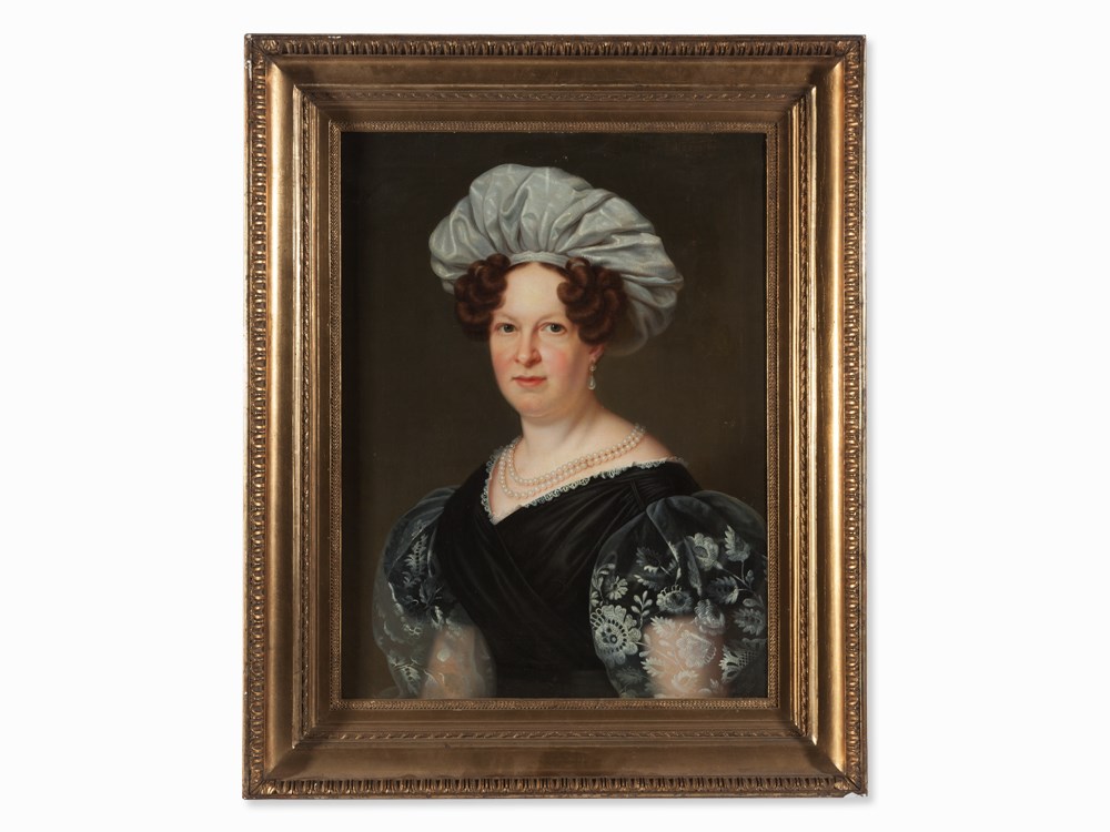 Franz Seraph Stirnbrand, Portrait of a Lady, Germany, 1834 Oil on canvasGermany, 1834Franz Seraph