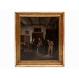 Burchard Giesewell, Genre Scene with Interior, c. 1820 Oil on canvasGermany, c. 1820Burchard