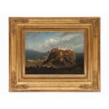 Pieter Francis Peters, View on Monaco, Oil Painting, c. 1870 Oil on canvasMonaco, c. 1870Pieter