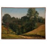 Carl Köster (1812-1893), Tyrolean Autumn Landscape, Oil, 1839 Oil on canvas, relinedTirol,