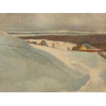 Friedrich Pontini (1874-1912), Painting, Winter Landscape, 1905Oil on canvas, relinedAustria,